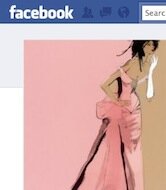 elegant woman on facebook