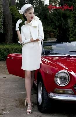 50s style wedding dress