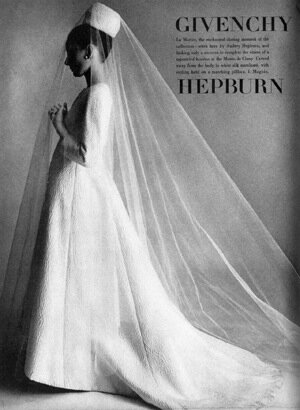 audrey hepburn bride