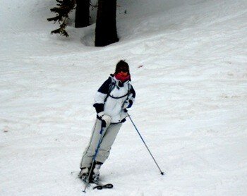 classically elegant skiing