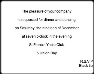 society dances invitation