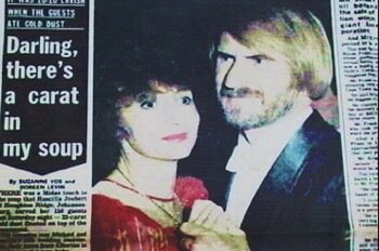 society pages and a glamourous prank