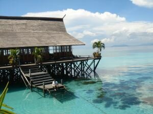 beautiful scenery of a destination wedding