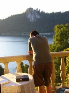 beautiful scenery of a destination wedding