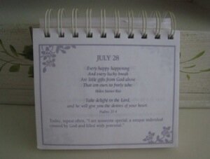 daily calendar devotional