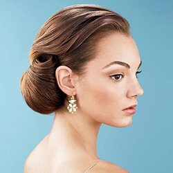 elegant chignon