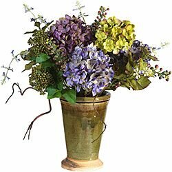 elegant-country-style-floral silk arrangements