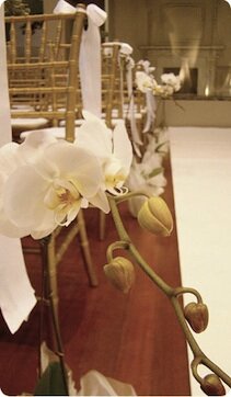 elegant wedding silk floral arrangements
