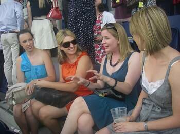 group of women talking