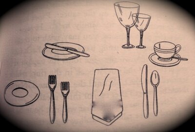 etiquette proper table setting- informal