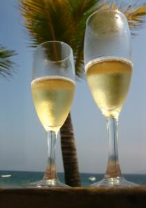 champagne flute glass
