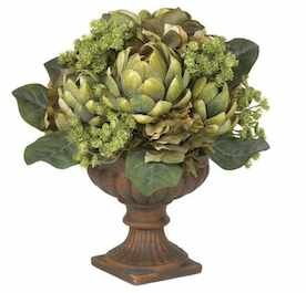 old world silk floral arrangements