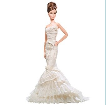 elegant wedding dress by Barbie