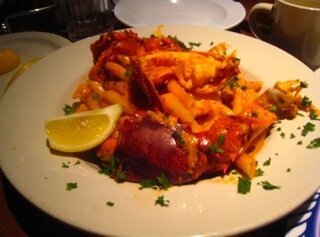 wedding cuisine lobster pasta